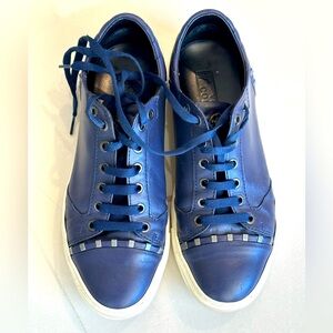 Versace collection Men’s sport shoes Navy color